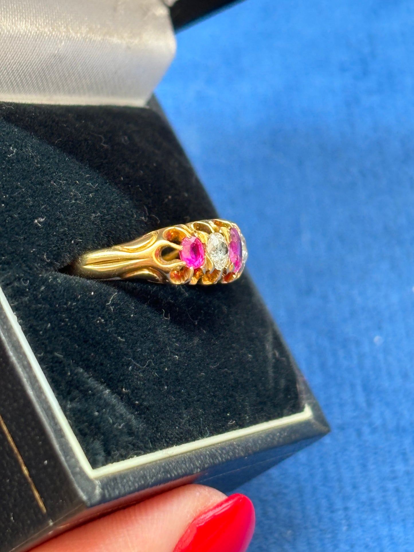 Victorian ruby & diamond ring
