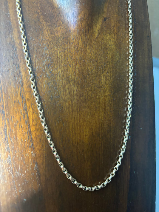 Antique gold belcher chain