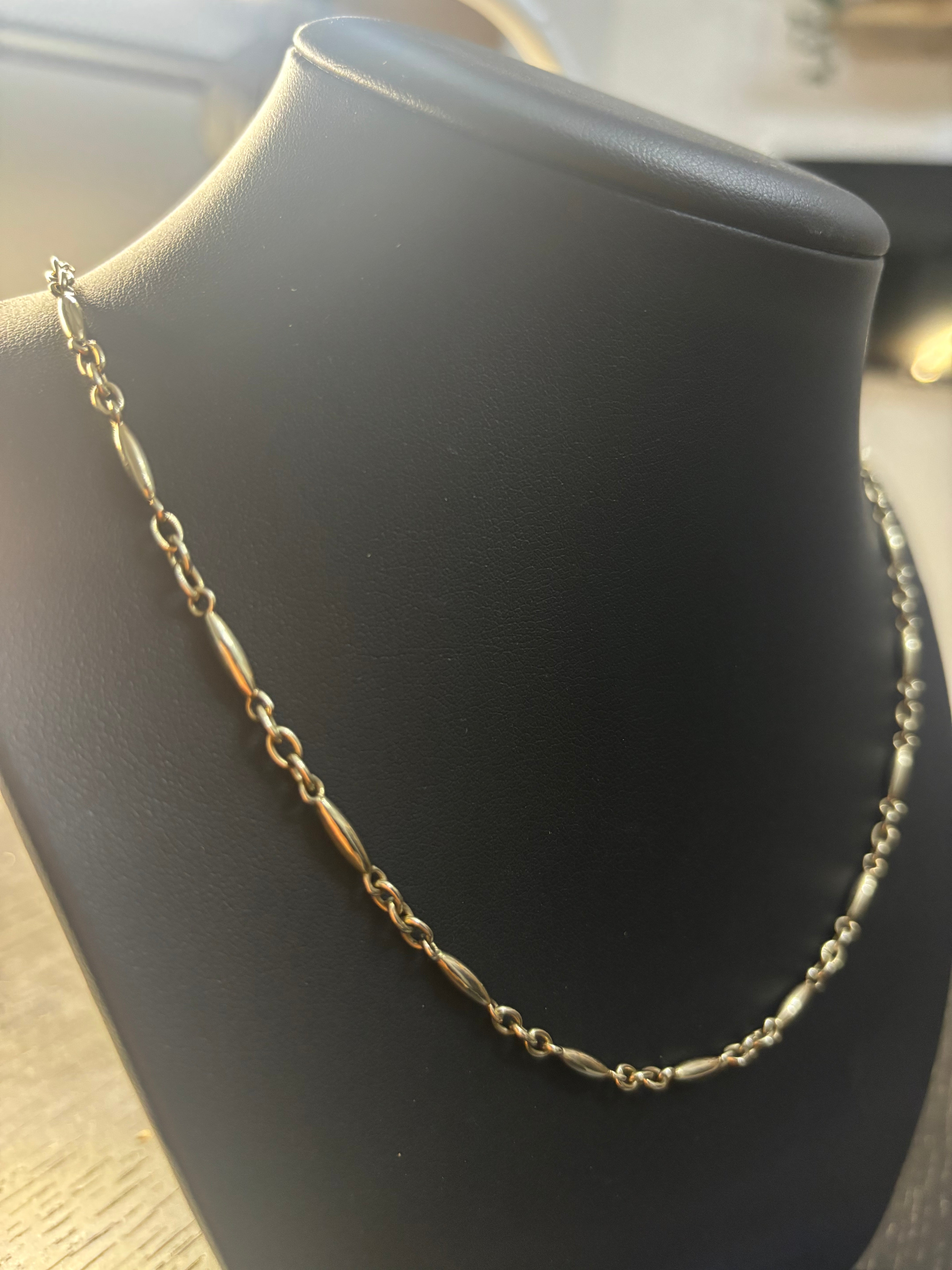 Vintage Solid 9ct Gold Hayseed Chain – Dorothy's Antiques